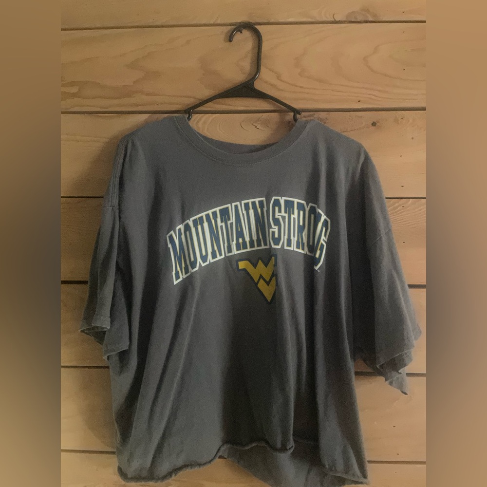 WVU cropped T-shirt